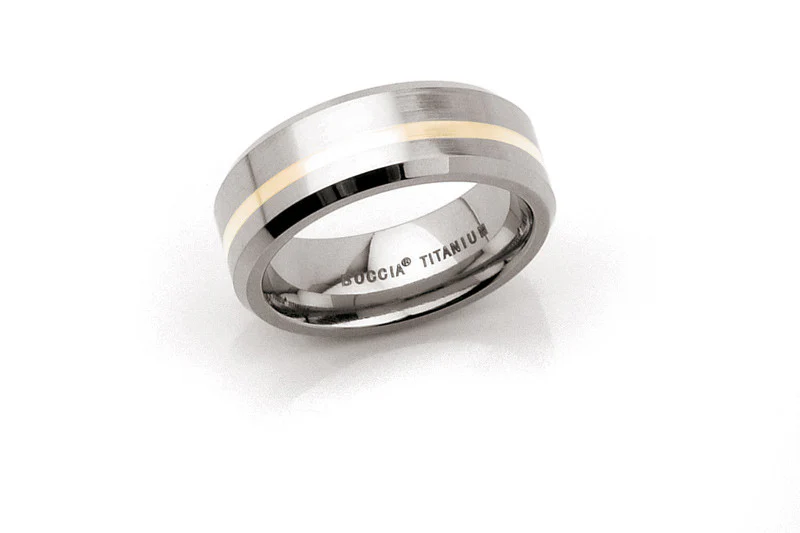 0114-01 Boccia Titanium Ring - Image 2