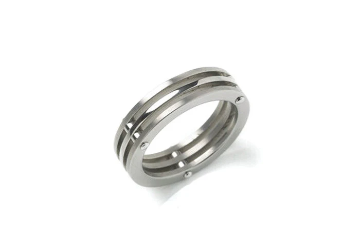 0124-01 Boccia Titanium Ring - Image 2