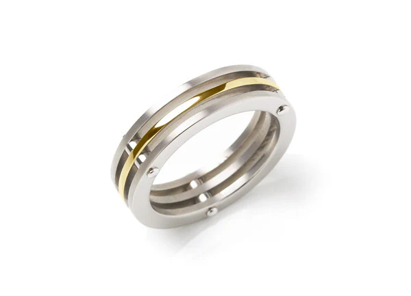 0124-02 Boccia Titanium Ring - Image 2