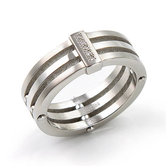 0126-01 Boccia Titanium Ring - Image 2