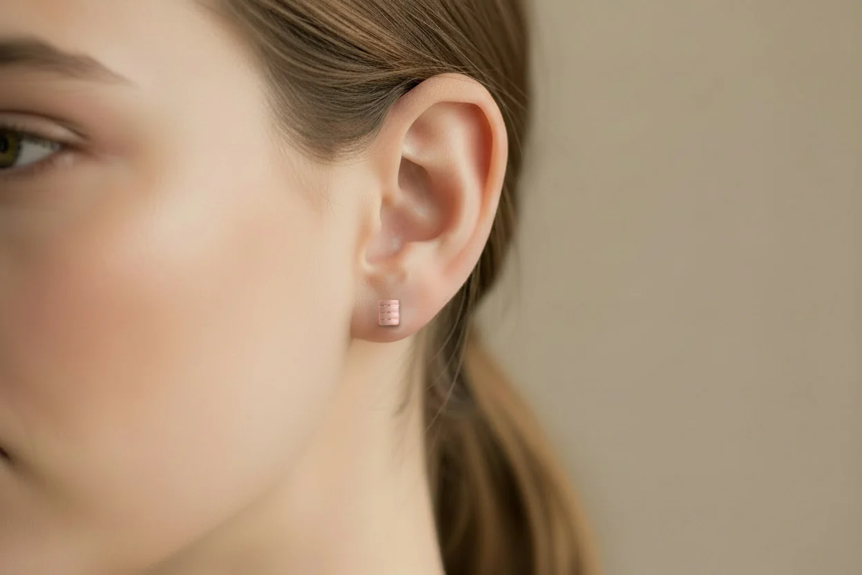 05001-03 Boccia Titanium Earrings - Image 2