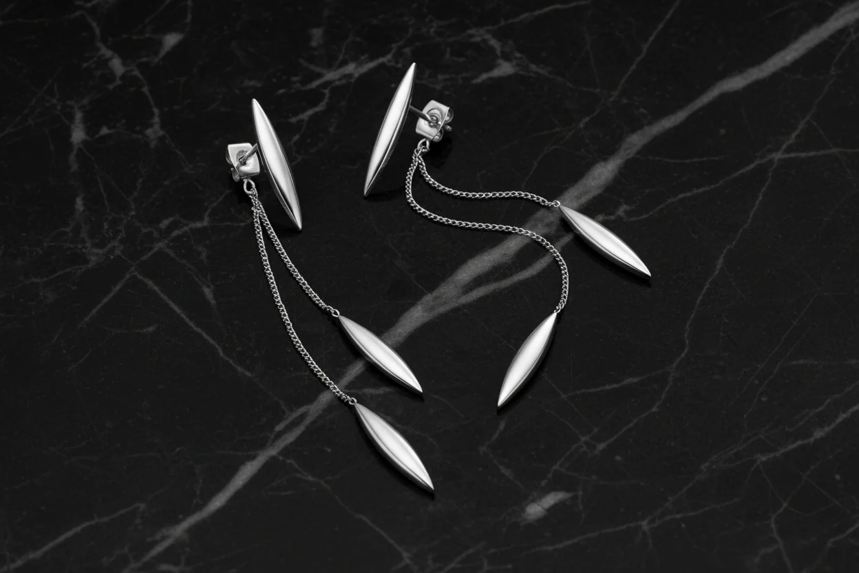 05074-01 Boccia Titanium Earrings - Image 2