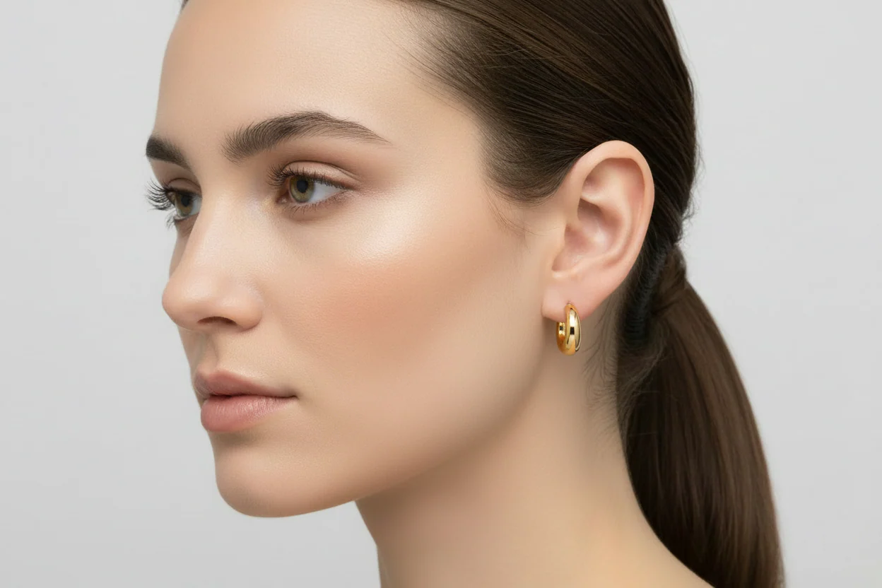 05096-02 Boccia Titanium Earrings - Image 2