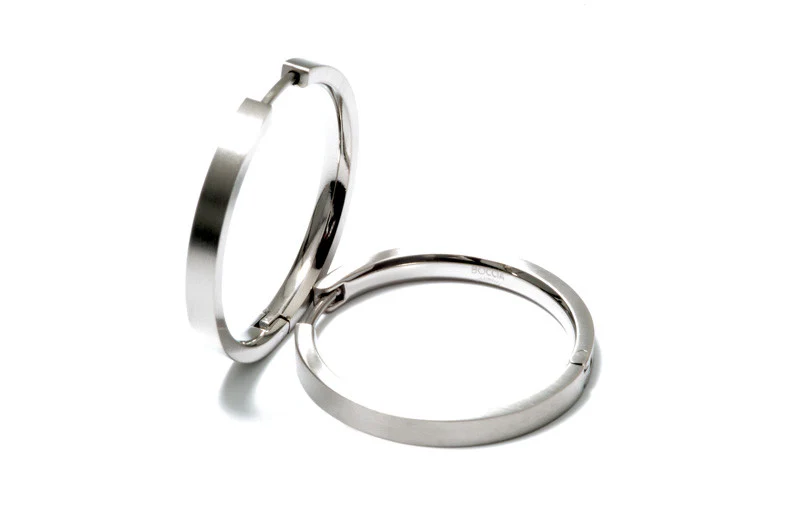 0517-01 Boccia Titanium Earrings - Image 2