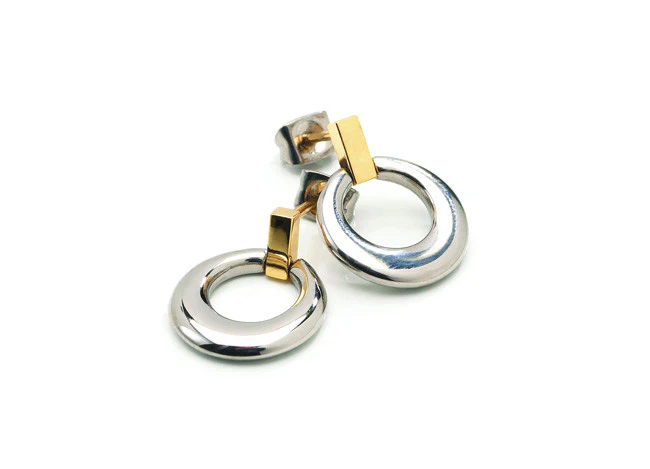 0530-03 Boccia Titanium Earrings - Image 2