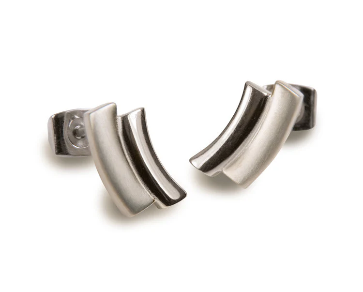 0561-01 Boccia Titanium Earrings - Image 2