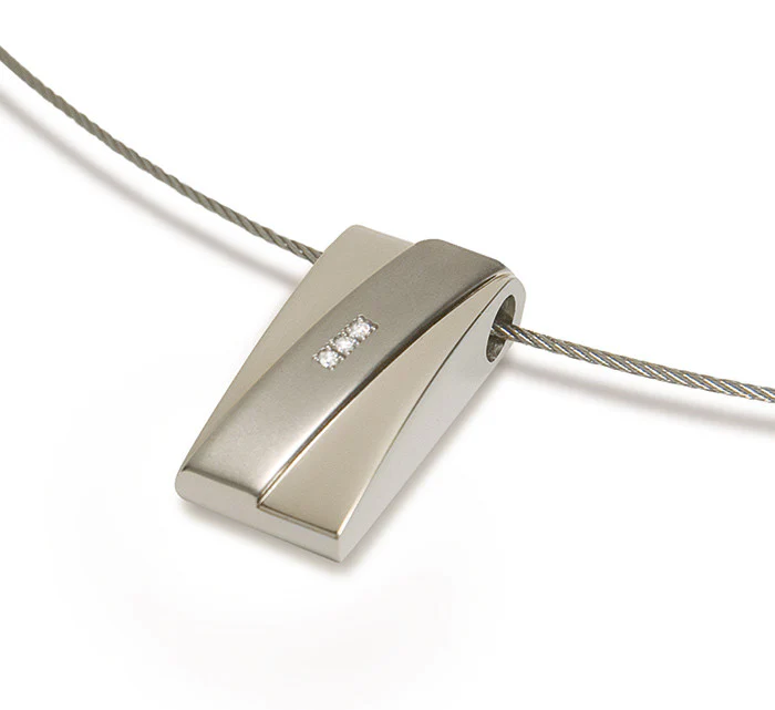 0752-03 Boccia Titanium Pendant  (choose chain separately) - Image 2