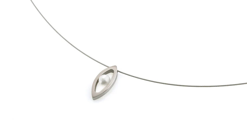0773-01 Boccia Titanium Pendant  (choose chain separately) - Image 2