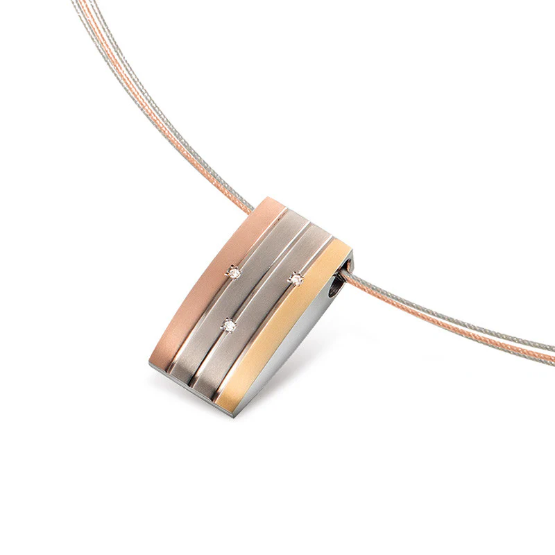 0792-02 Boccia Titanium Pendant  (choose chain separately) - Image 2