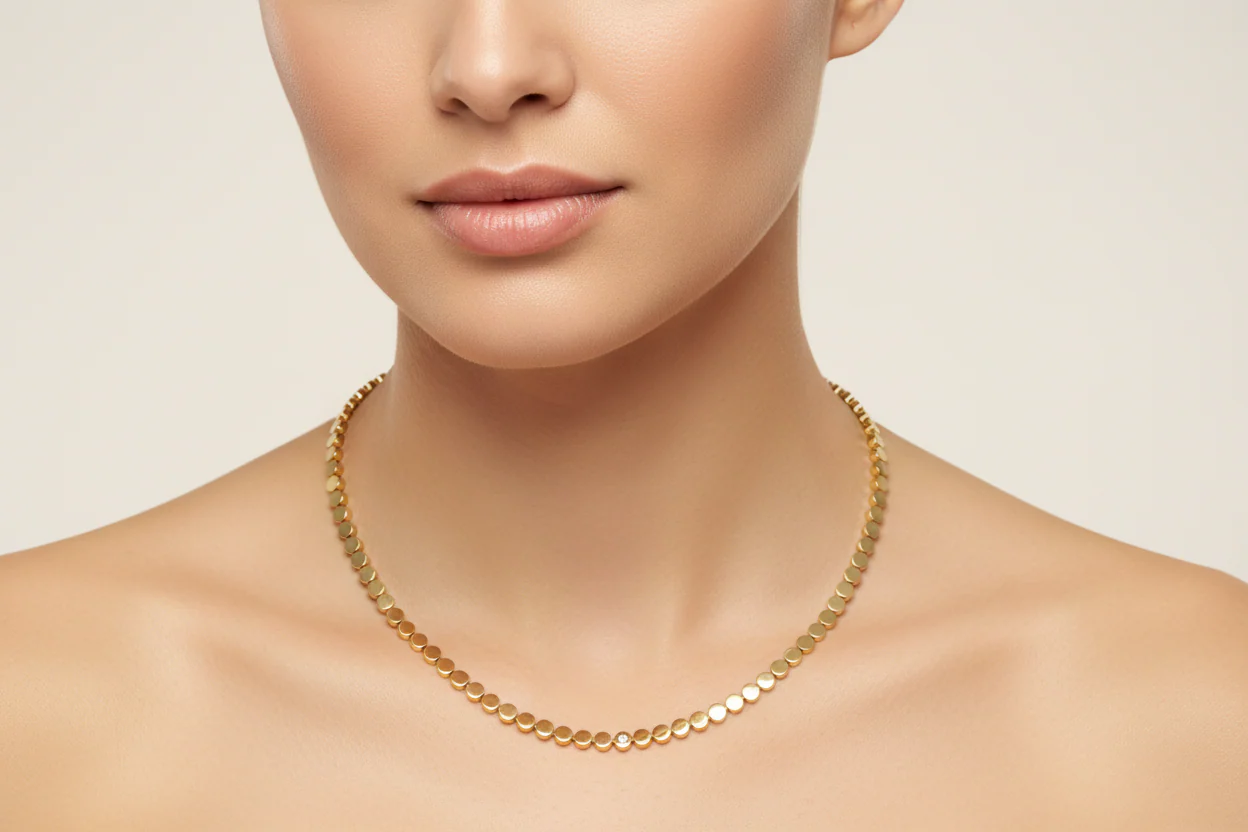 08074-04 Boccia Titanium Necklace - Image 2