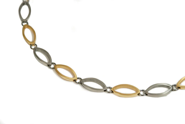 0846-02 Boccia Titanium Necklace - Image 2