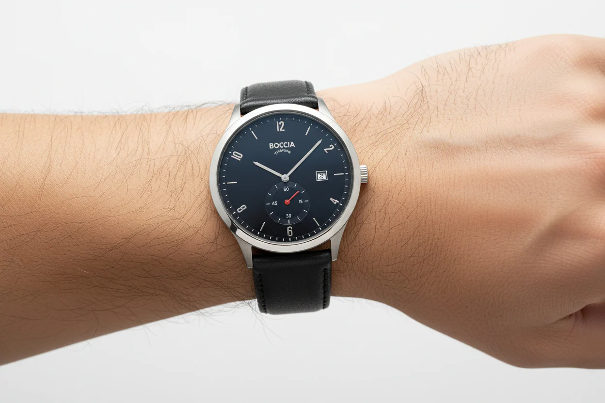 3606-02 Boccia Titanium Mens Watch - Image 2