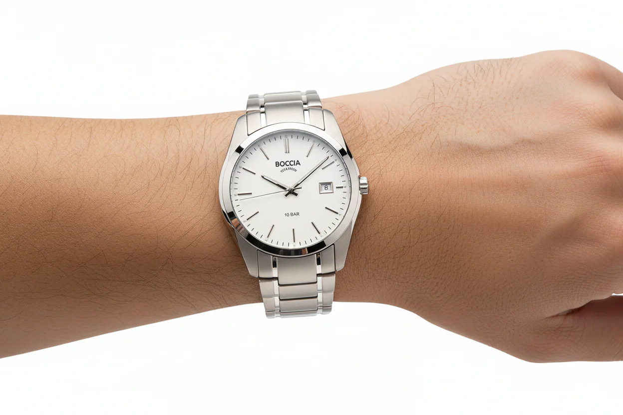 3608-03 Boccia Titanium Mens Watch - Image 2