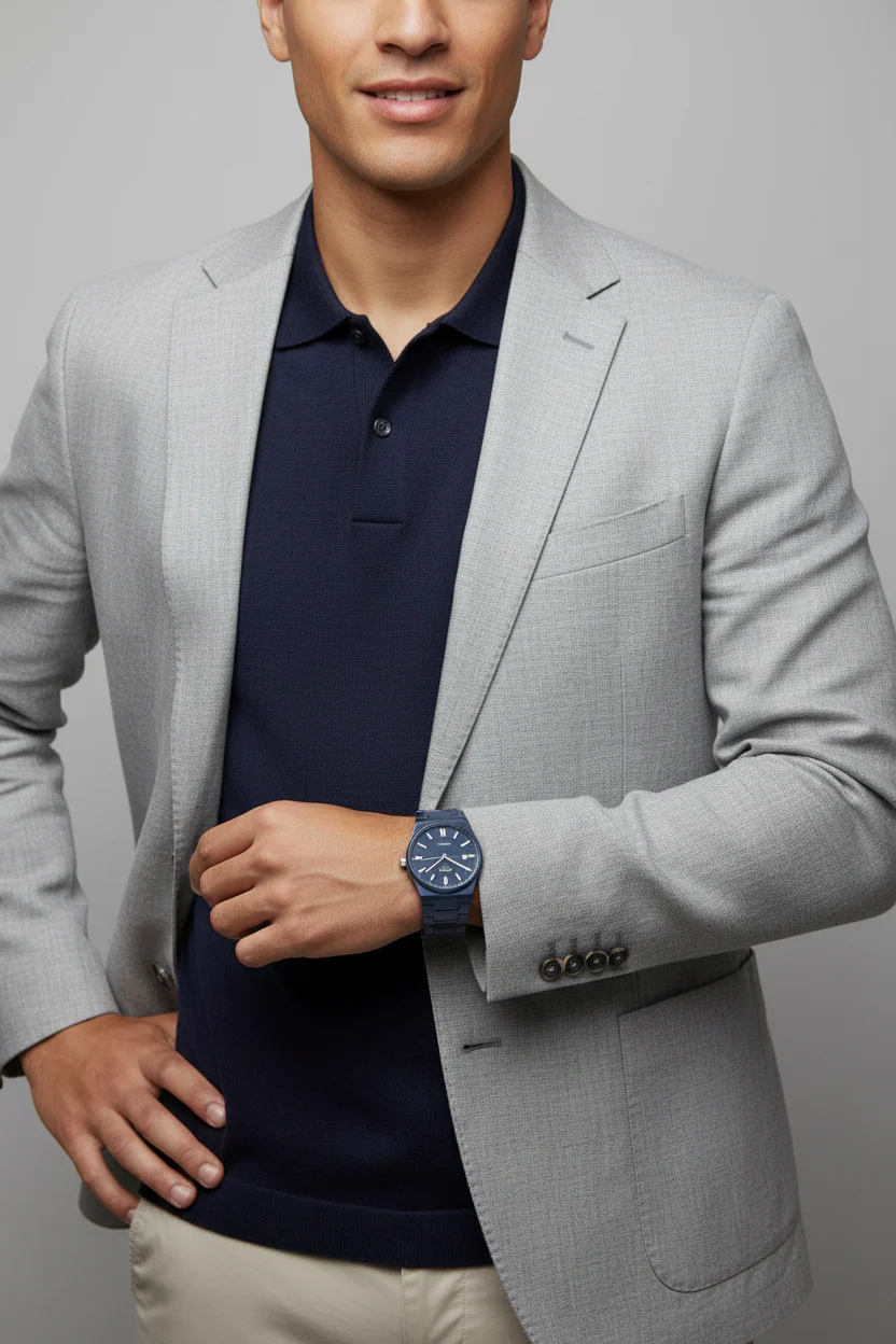 3675-02 Mens Boccia Titanium Watch - Image 2