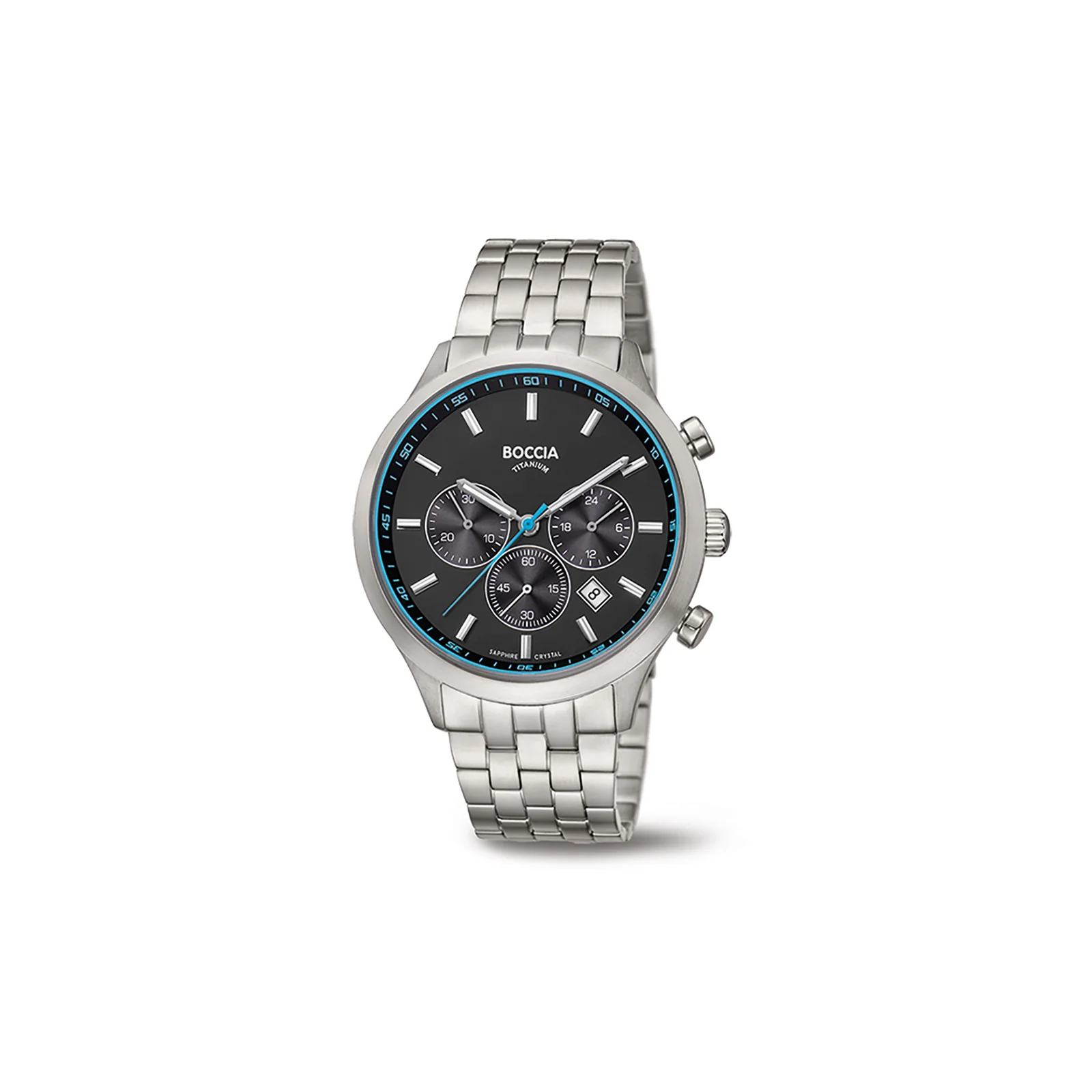 3750-04 Boccia Titanium Mens Chronograph Watch - Image 3
