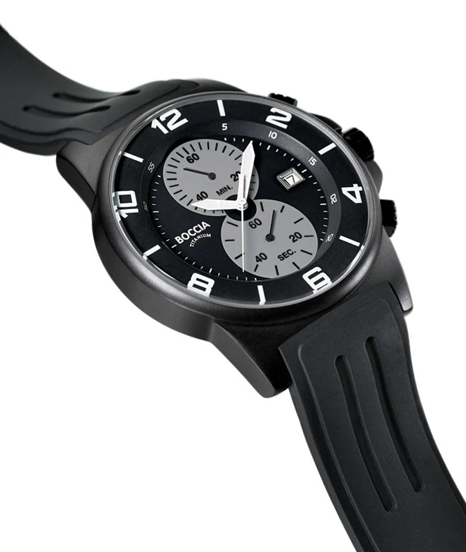 3777-02 Mens Boccia id. Titanium Watch - Image 3