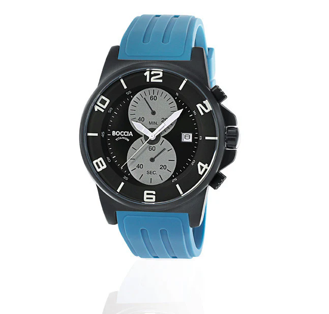 3777-10 Mens Boccia id. Titanium Watch - Image 2