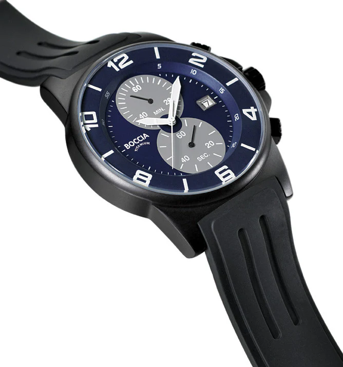 3777-13 Mens Boccia id. Titanium Watch - Image 3