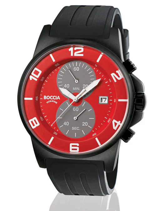 3777-17 Mens Boccia id. Titanium Watch - Image 3
