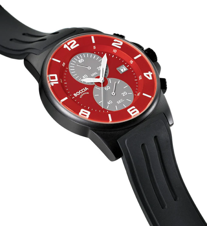 3777-17 Mens Boccia id. Titanium Watch - Image 4