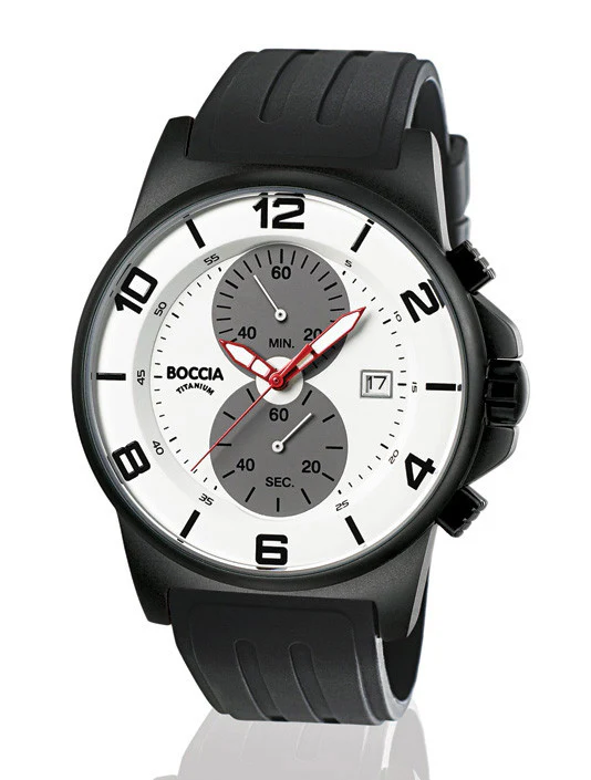 3777-19 Mens Boccia id. Titanium Watch - Image 2