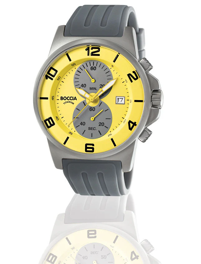 3777-20 - MENS BOCCIA ID. TITANIUM WATCH - Image 2