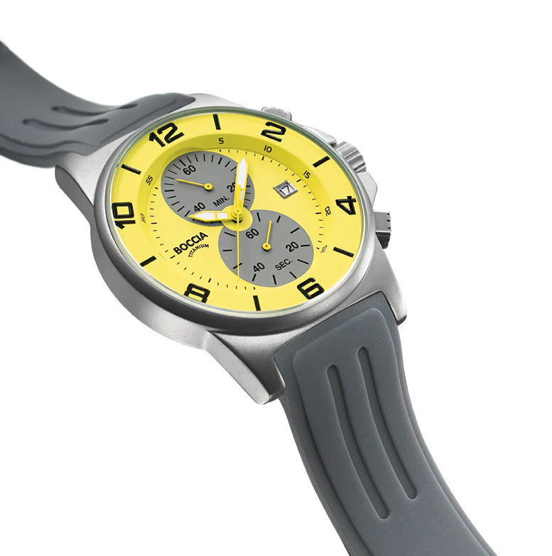 3777-20 - MENS BOCCIA ID. TITANIUM WATCH - Image 3