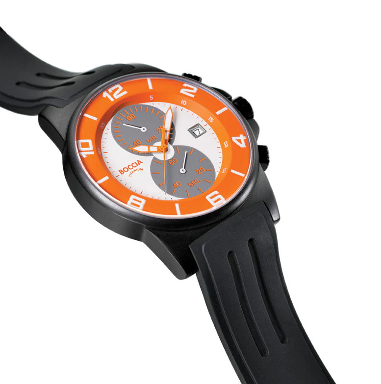 3777-21 Mens Boccia id. Titanium Watch - Image 3