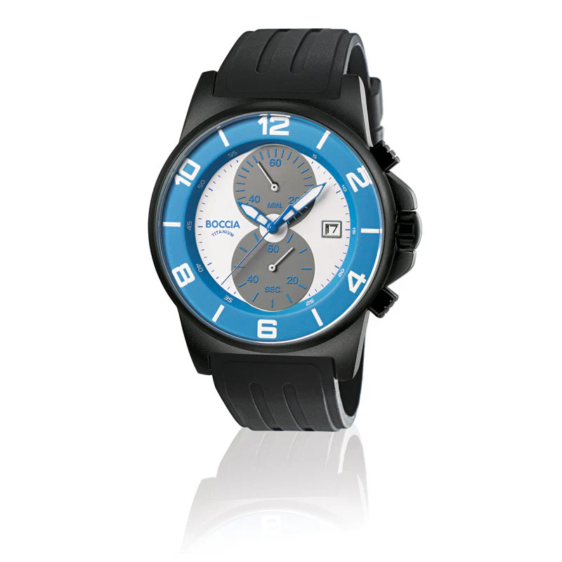 3777-22 Mens Boccia id. Titanium Watch - Image 2