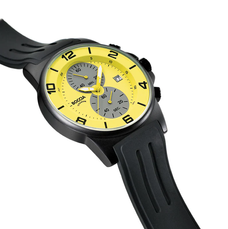 3777-23 Mens Boccia id. Titanium Watch - Image 3